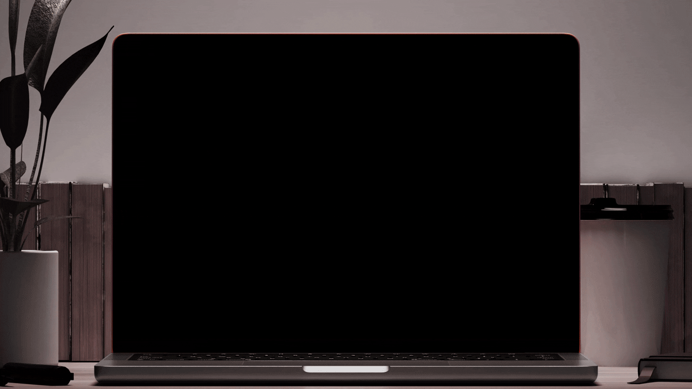 Voyant brand identity web design displayed on a laptop – Branding strategy by Studio Šterijev.